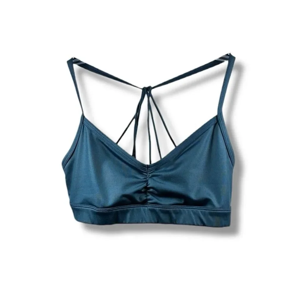 ALO Yoga Lavish Bra in Blue Skies Size XS
